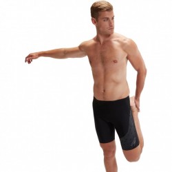 073 Speedo Bañador Jammer Hombre - Medley Logo - negro/usa charcoal